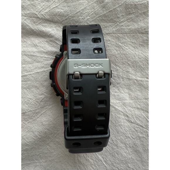 Casio G-Shock GA-100 Black & Red Analog Digital Shock Resistant Watch WR200M - Picture 13 of 16